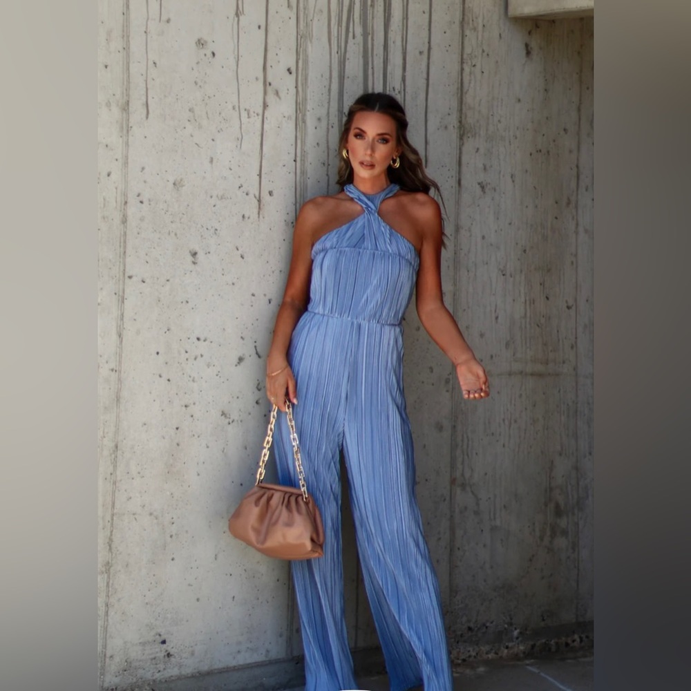 Vici Blue Jumpsuit
